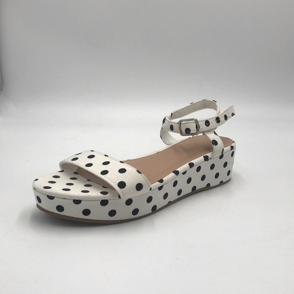 Old Navy Polka Dot Platform Sandals Size 8